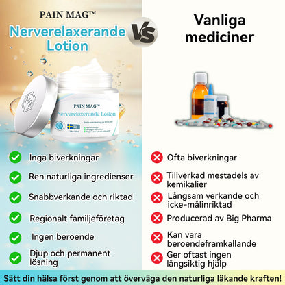 👩‍⚕️𝐏𝐚𝐢𝐧𝐌𝐚𝐠™ Nervlindrande Lotion (🔥Begränsat tidsrabatt, slutar om 30 minuter🔥)